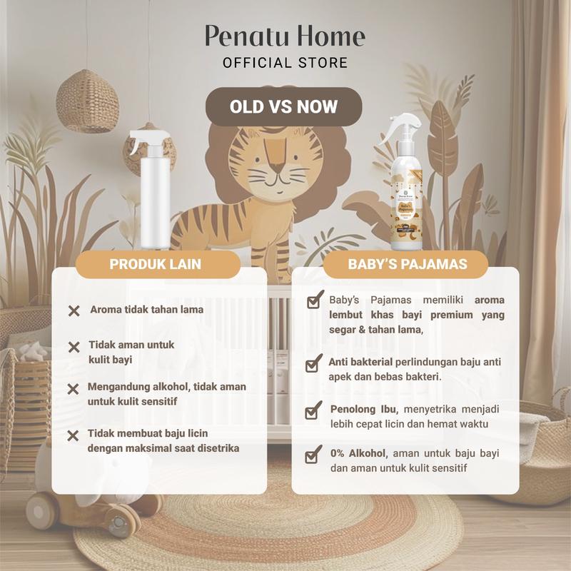 Pelicin, Pelembut Setrika & Parfum Laundry Bayi - BABY PAJAMAS 4