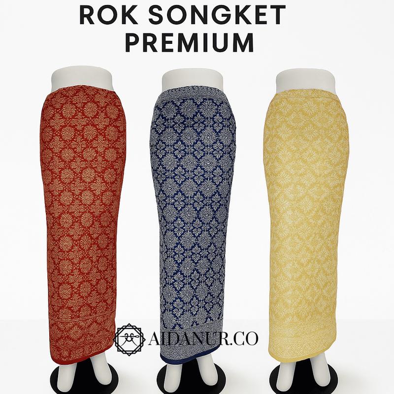 Rok Songket Kondangan/Rok songket melayu/Rok songket premium 0