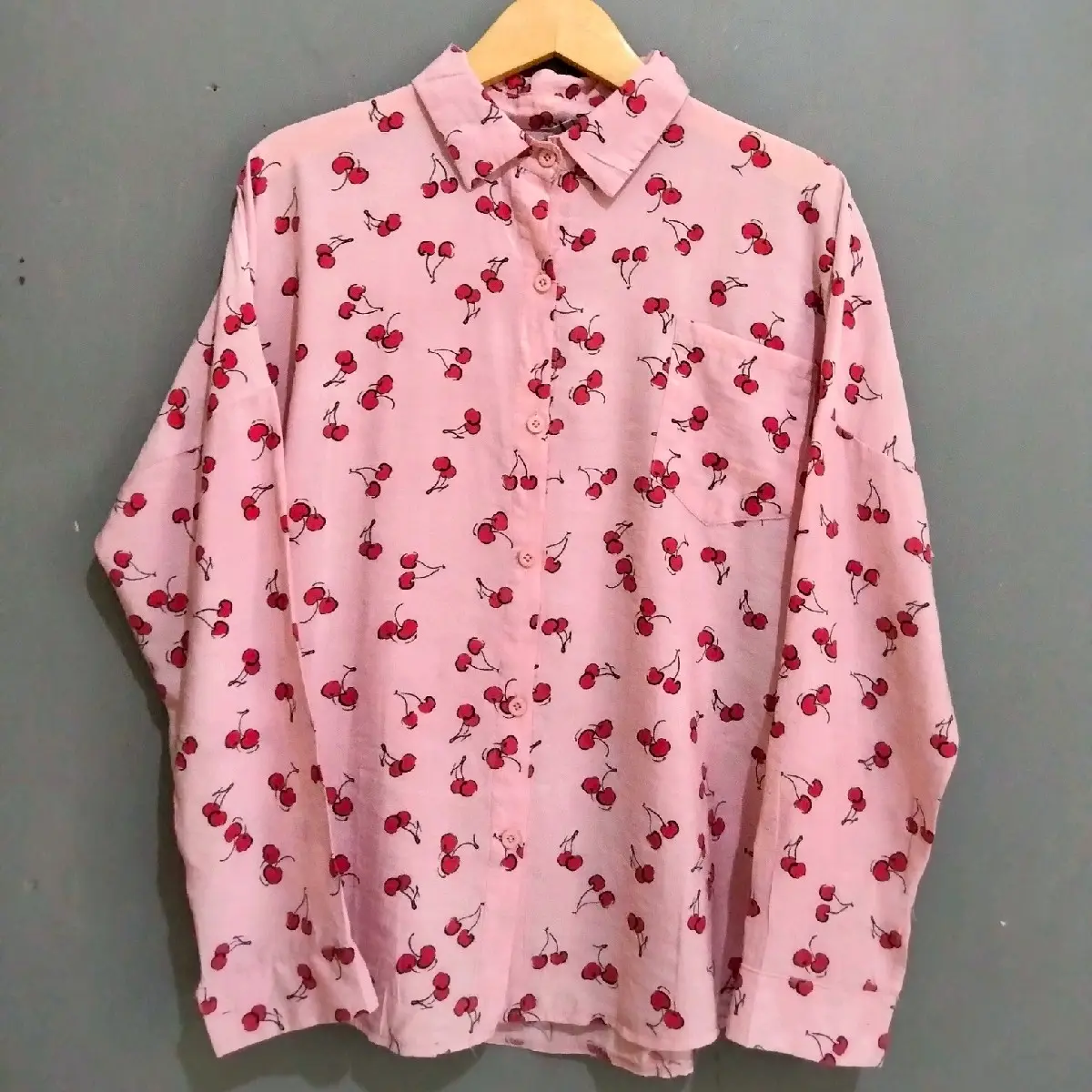 kemeja motif Cherry///***
