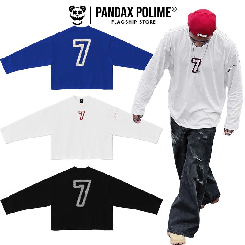 Áo thun tay dài big boxy 280gsm thêu xù long sleeve tee oversize longstrip local brand form rộng bigsize ngắn tay lỡ cotton 2 chiều cặp đôi nam nữ hack dáng px pandaxvn polime