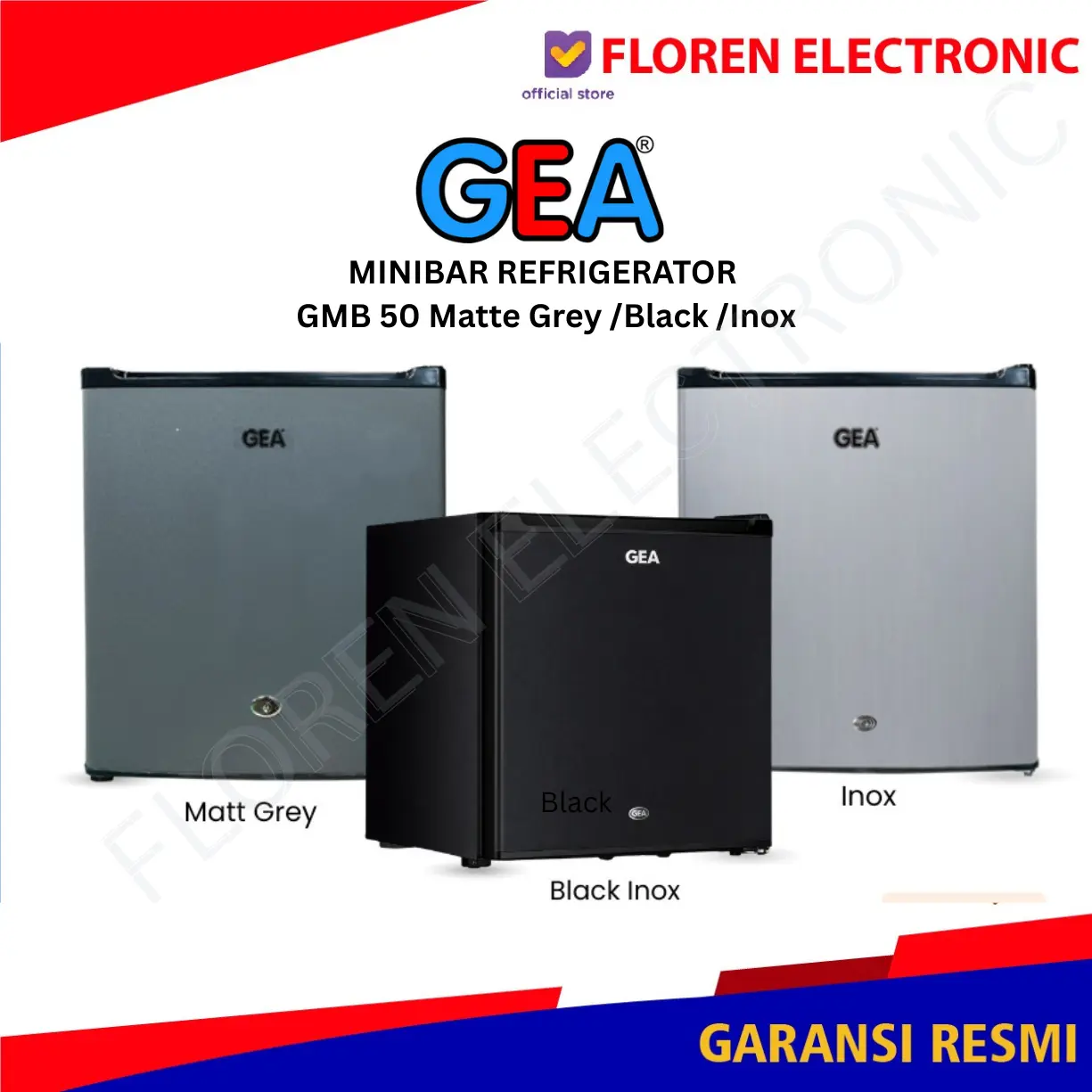 Gea Kulkas GMB 50 GMB50 Portable Mini Bar Minibar Kulkas Hotel Murah GARANSI RESMI GEA