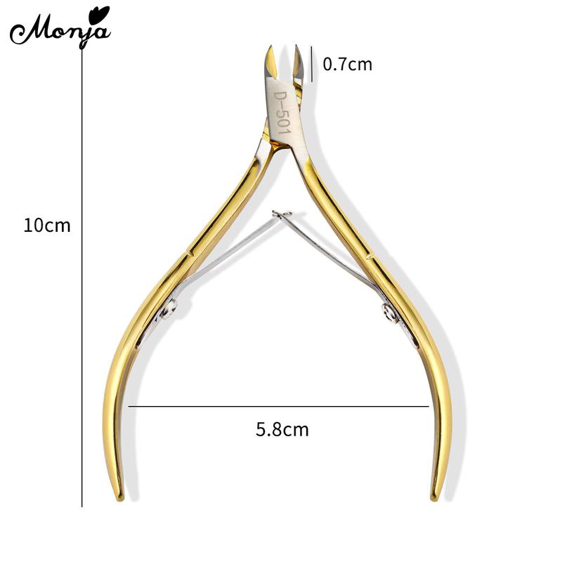 Dụng Cụ Cắt Lớp Biểu Bì Nghệ Thuật Làm Móng, Dụng Cụ Làm Móng, Thép Không Gỉ Vàng, Để Làm Sạch Và Loại Bỏ Da Chết, Thích Hợp Để Chăm Sóc Móng Tay Và Móng Chân, Tiệm Làm Móng, Tại Nhà, Dụng Cụ Tự Làm, Bao Gồm Dao Cắt Và Dụng Cụ Đẩy 7