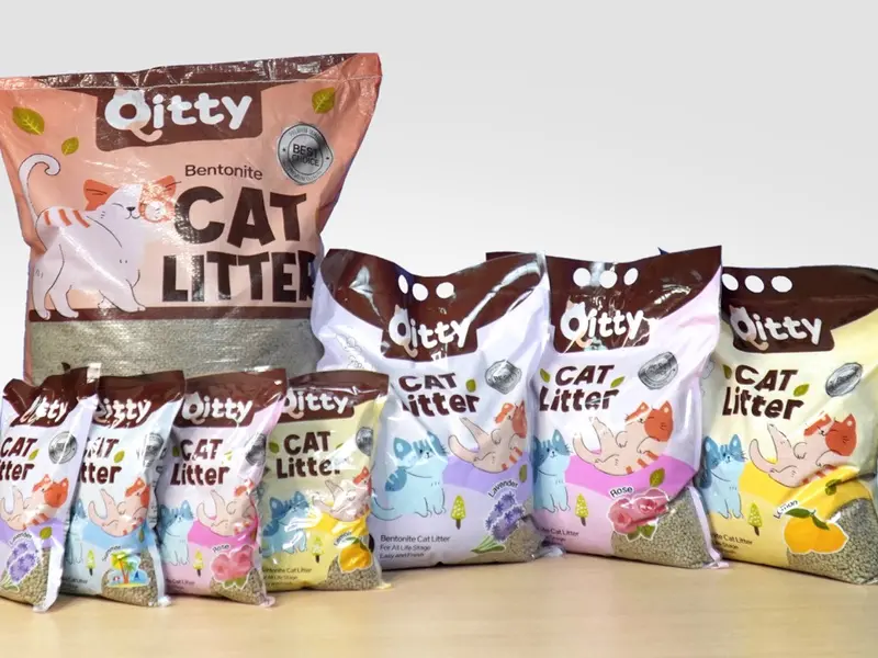 QITTY BENTONITE CAT LITTER PASIR SUPER PREMIUM QUALITY UKURAN 10L 25L UNTUK PEWANGI KOTORAN KUCING PASIR KUCING SAND FOR CAT PET LITTER LOKAL LOCAL EXPORT QUALITY HARUM WANGI 10 25 L KG 2