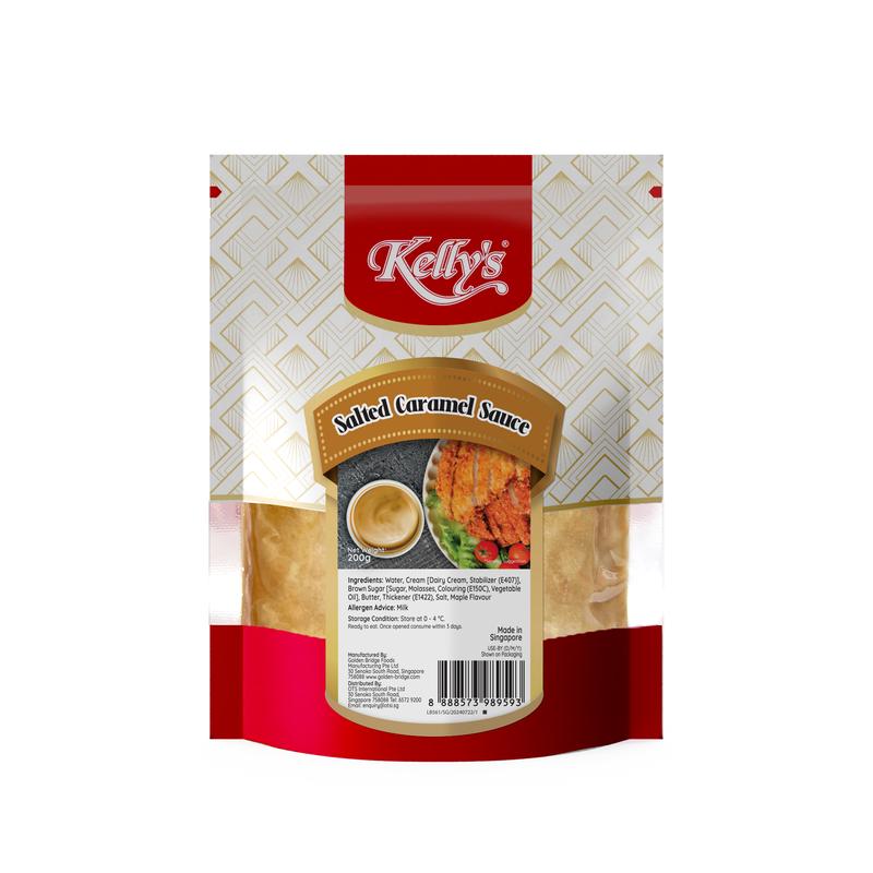[3 for $8.9] [Tiktok Exclusive] Kelly's Salted Caramel/Creamy Jalapeno Sauce/Dip/Dressing 200g 1