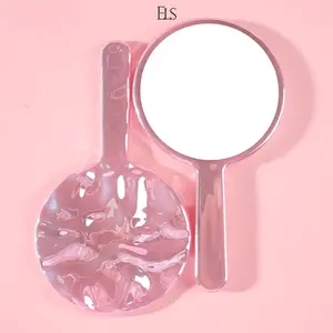 ELSA Cermin Bulat Pink Aesthetic Custom KF413 (Belum termasuk Bubble Warp)