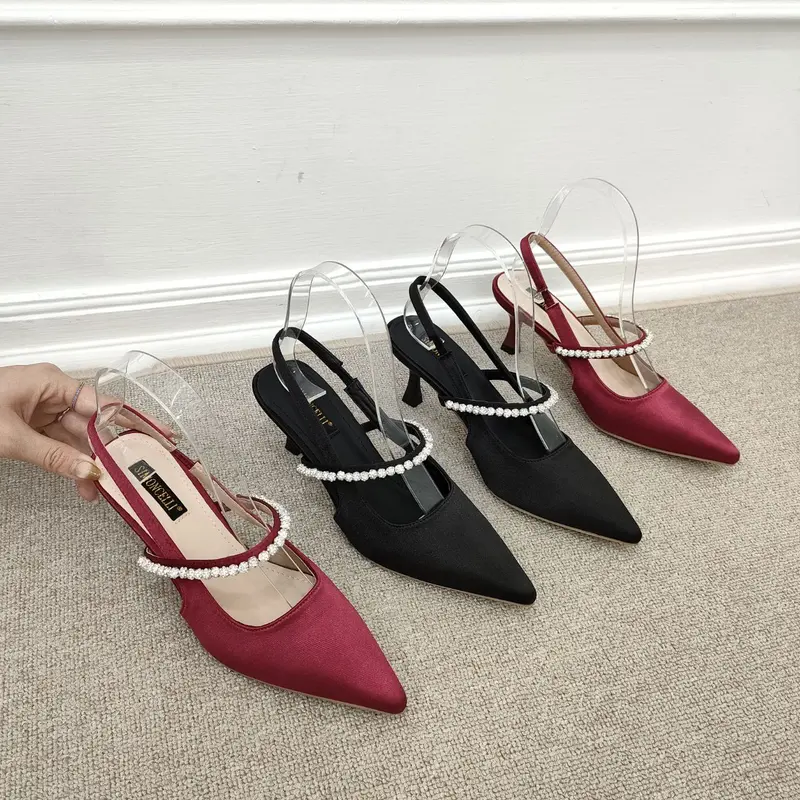 Simoncelli Sepatu Heels Wanita 5 Cm | Wedding Shoes | High Heels | Heels Tali Belakang 683-1 4