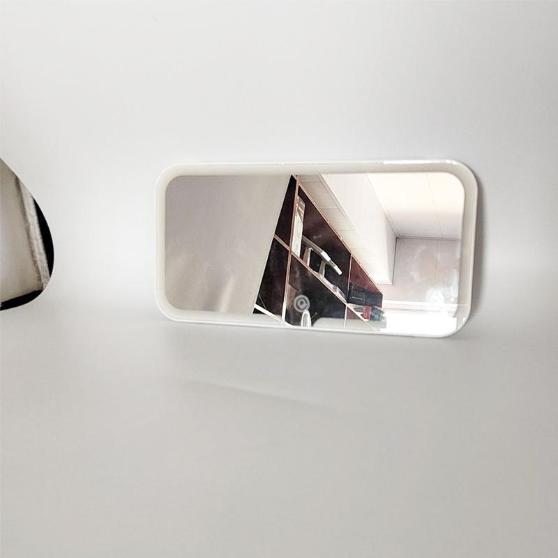 Cermin Rias LED Portabel untuk Visor Mobil dengan 3 Pilihan Cahaya Sensor Sentuh & Perlindungan Mata - Cermin Aluminium Jernih & Lampu LED Lembut Cermin Rias LED Portabel untuk Visor Mobil dengan 3 Pilihan Cahaya Sensor Sentuh & Perlindungan Mata - Cermin Aluminium Jernih & Lampu LED Lembut