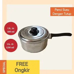 PANCI GAGANG STAINLESS STEEL MURAH UNTUK MASAK MIE DAN SOUVENIR Kitchenware