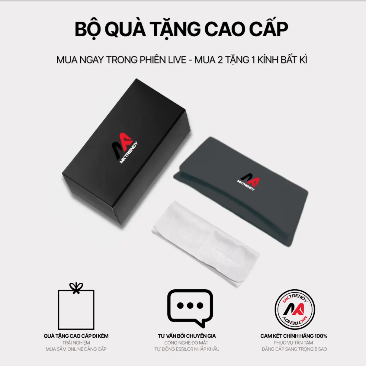 QUÀ TẶNG KHI MUA HÀNG MUA 1 TĂNG 2 ( BAO DA KHAN LAU)