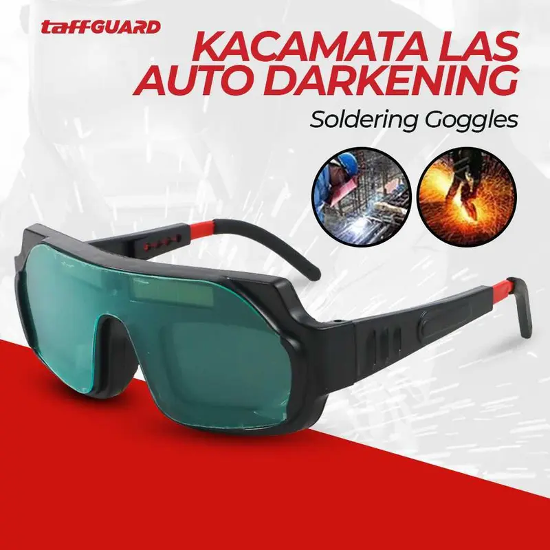 Kacamata Pelindung Las Otomatis Auto Darkening Soldering Goggles 1