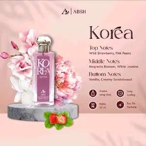 [ABSH] Parfume Korea 35ml Aroma Khas Wild Strawberry Pink Peony & Vanilla Tahan Lama Eau De Parfume