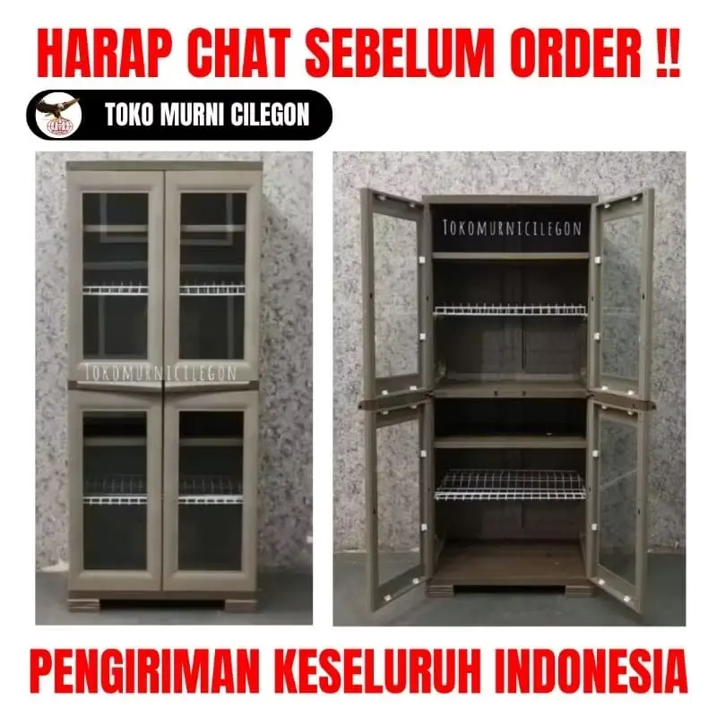 Lemari Plastik Dapur (free ongkir cilegon serang kota)