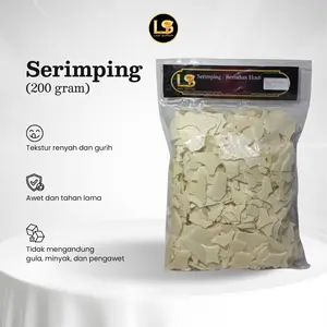 Serimping Remah Roti Hosti Last Supper Camilan Renyah Sehat Tawar Tanpa Gula Pengawet Topping Sajian 200 Gram