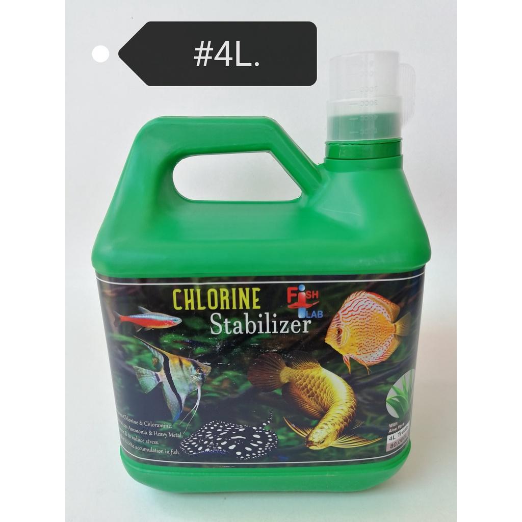 Fish Lab Chlorine Stabilizer 4Litre Aquarium Conditioner
