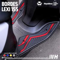 Gambar Hayaidesu Floor Step Boardrest Karpet Motor LEXI 155 Bordes -  Premium Quality - MERAH dari Hayaidesu Indonesia Kab. Tangerang 3 Tokopedia