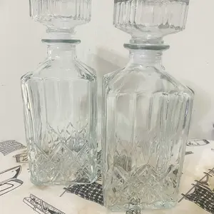 OEIEN Whisky Decanter Glass Bottle Liquor Scotch Luxury 950ml - EJ50HF