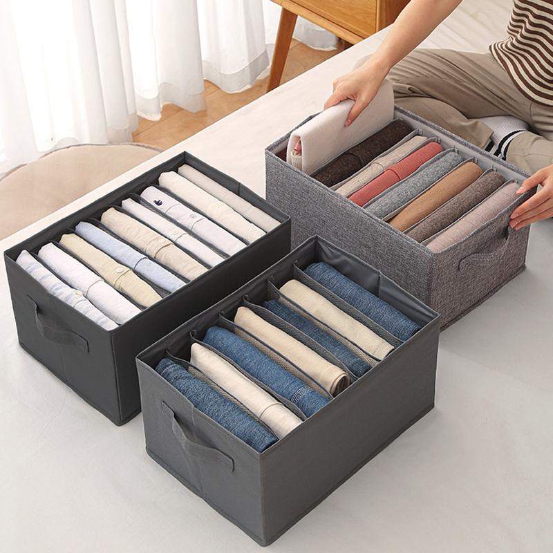  Hộp đựng quần áo chia ngăn COMBO 3 CÁI có bìa carton cứng lót dưới đáy hộp hộp vải dựng đồ trong nhà có nắp chống bụi Thùng đựng đồ chơi gấp gọn 