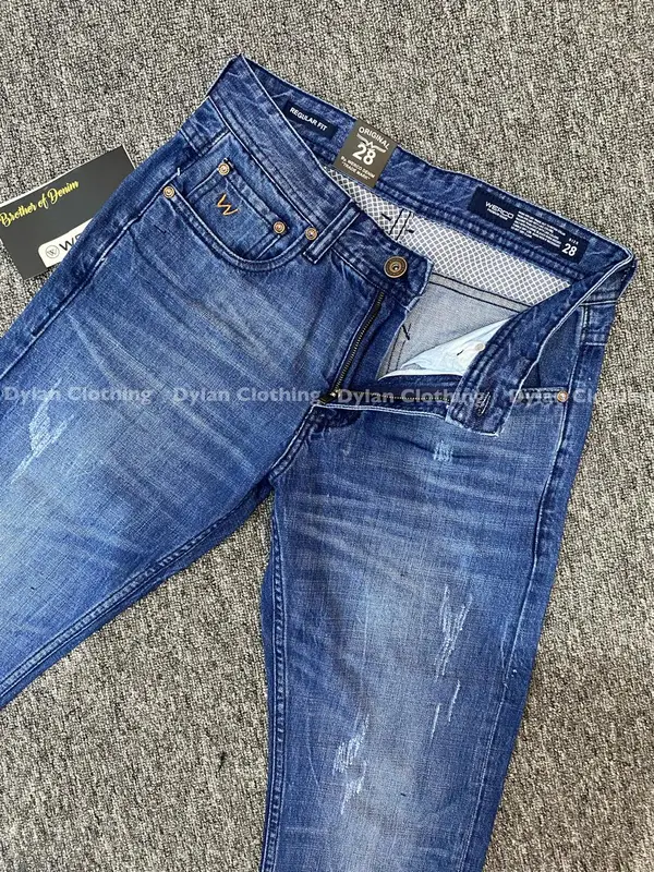 Celana Werco Denim | Brand Lokal Original Berkualitas | Celana Jeans Panjang Pria | Cuttingan Regulerfit | Motif Cakar 1