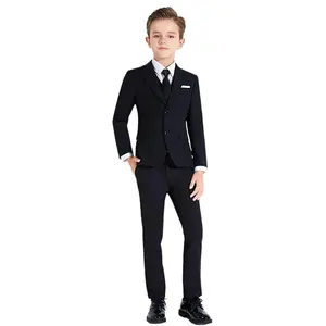Celana Panjang Anak Laki-Laki Slimfit Woll Tebal Hitam Fashion Size 21-29 Celana Formal Resleting Auto Lock Daleman Furing Cocok Untuk Eskul Jalan2 Sekolah Pesta