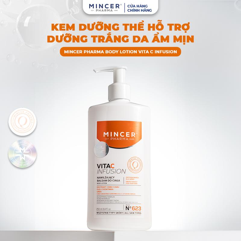   KOL  Kem Dưỡng Thể Mincer Pharma Vita C Infusion Body Lotion 250ml 