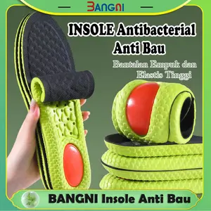 BANGNI Insole Sepatu Antibacterial dan Anti Bau/Insole Sepatu Olahraga/Insole Sepatu Empuk/Insole Sepatu Elastis/Alas Kaki Sepatu/Bantalan Sepatu Sol-004B