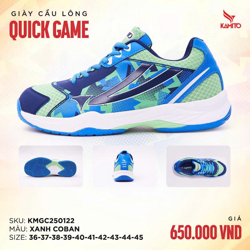 Giày cầu lông Kamito Quickgame chính hãng công nghệ Ka-Power bộ đệm giảm chấn