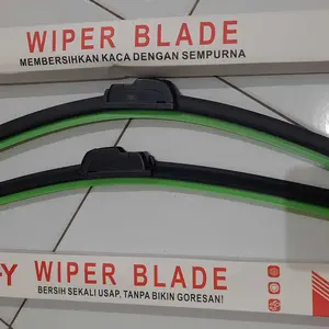 Wiper Mobil Frameless Universal 1 Set Kiri dan Kanan Pembersih Kaca Depan Model Pisang  Karet Kendaraan