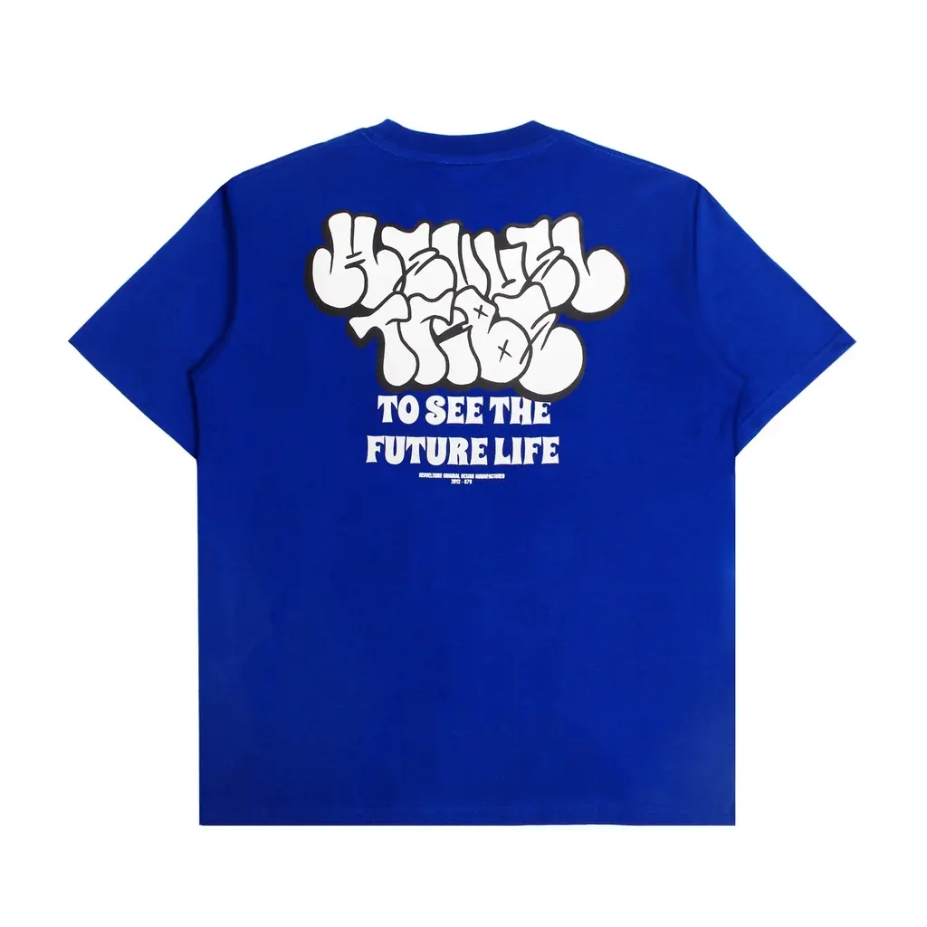 Heuvel Tribe T-Shirt To See Blue Kaos Pria Kaos Distro Cowok TSH 2303.1210