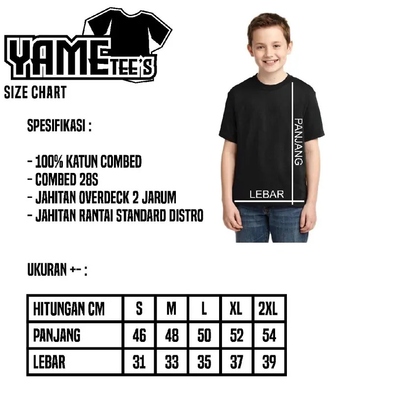 kaos anak 1-12 tahun karakter anime Naruto-Baryon mode 1 bahan lembut katun combed 28s Distro Baju Fashion Sd 6