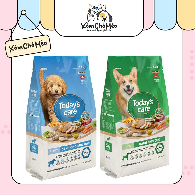 Today's Care Dog 2.4kg - Thức ăn chăm sóc sức khoẻ đường ruột và đẹp da lông cho chó