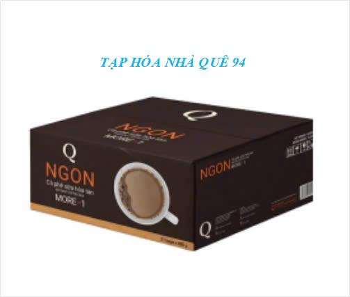 Thùng cà phê sữa trần quang Ngon có 21 bịch,mỗi bịch có 24 ống nhỏ 20gram Cafe sua coffee