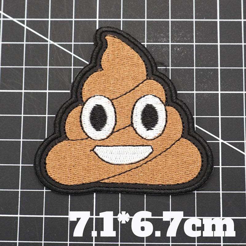 Baba Emblem AQ Baba emoji pack morale seal 3D Embroidery Velcro Patch /Badges ...