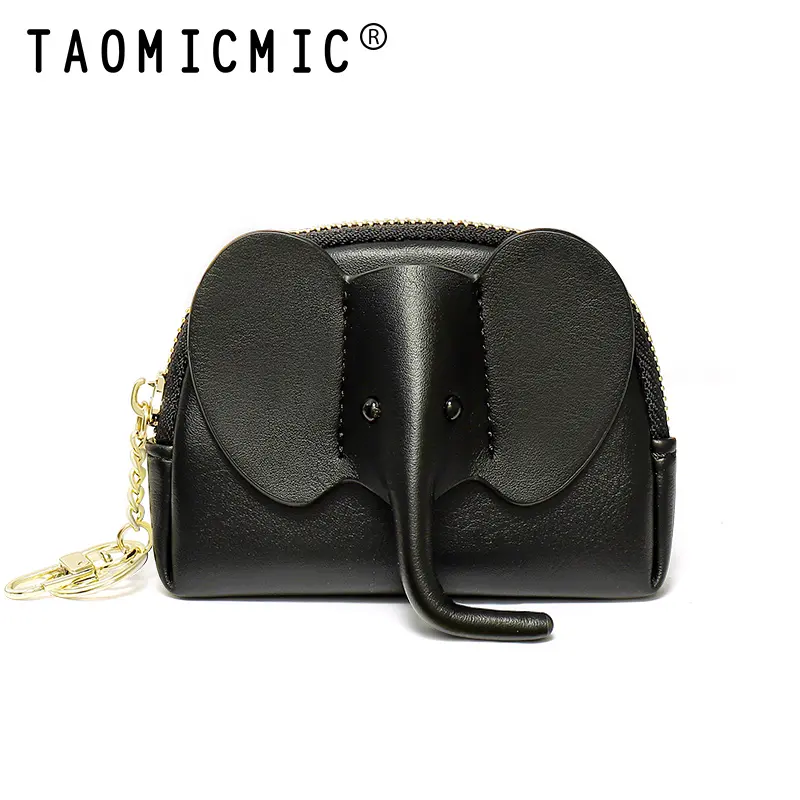 TAOMICMIC Dompet Koin Wanita Dompet Gajah Gantungan Tas Y8909 Bahan Kulit PU Leather Premium Uang Kartu 7