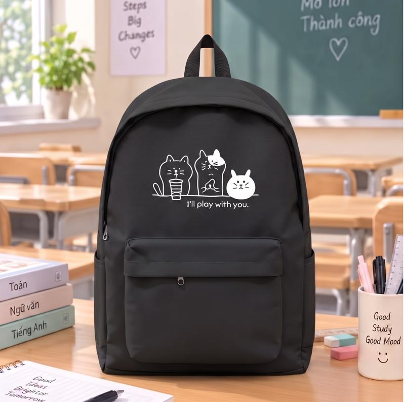 balo đi học, đi chơi cho học sinh, sinh viện đựng vừa sách vở a4, laptop chất bố