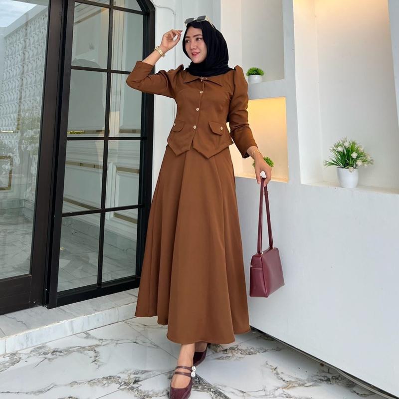 FANYA SET - SET BLAZER DAN ROK KOREAN STYLE by Ihdiiya 8