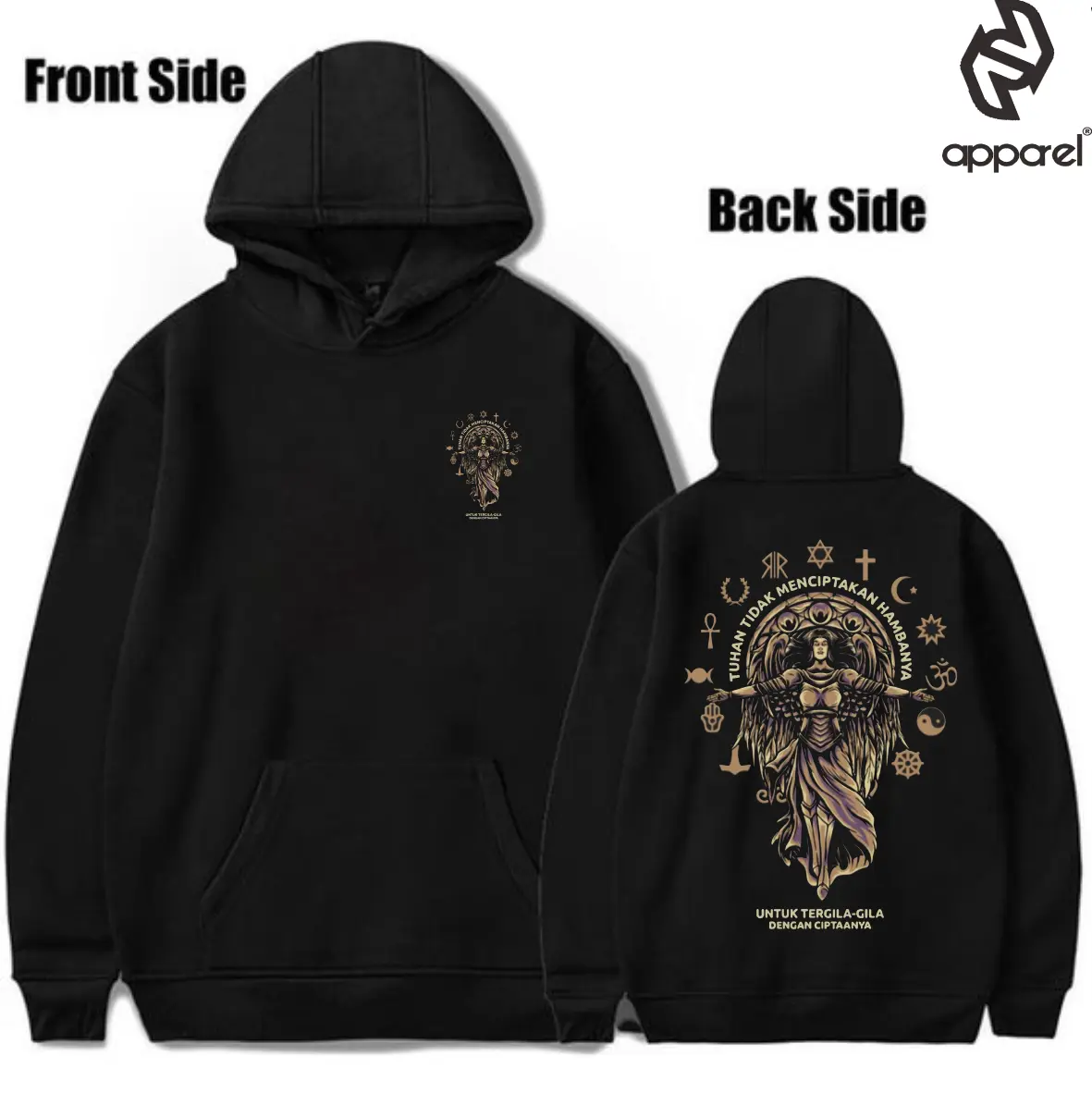 NN Apparel Hoodie Pluralisme Hitam