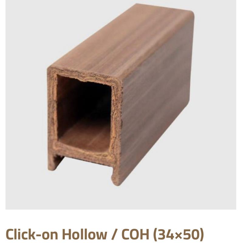 CLICK ON HOLLOW WPC DUMA 34X50 34X75 34X100 3