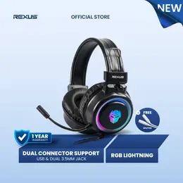 Rexus Headset Gaming Vonix F30 Colokan Headphone