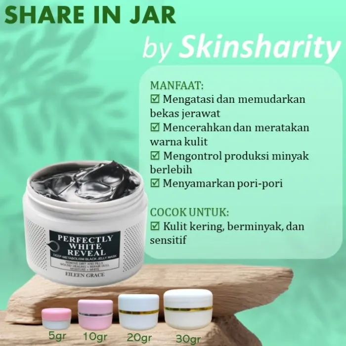 B✪R5 [SHARE IN JAR] EILEEN GRACE MOISTURIZE ROSE-BLACK JELLY MASK W✓6Q 1