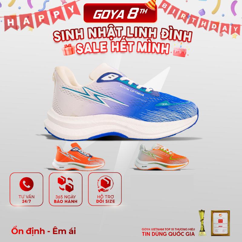 Giày Thể Thao Chạy Bộ Goya Optimus Năm 2025 - Tăng Tốc Vượt Trội, Bám Đường Chắc Chắn Phù Hợp Cho Nam Nữ, Sneaker Tập Chạy Bộ, Tập Thể Dục