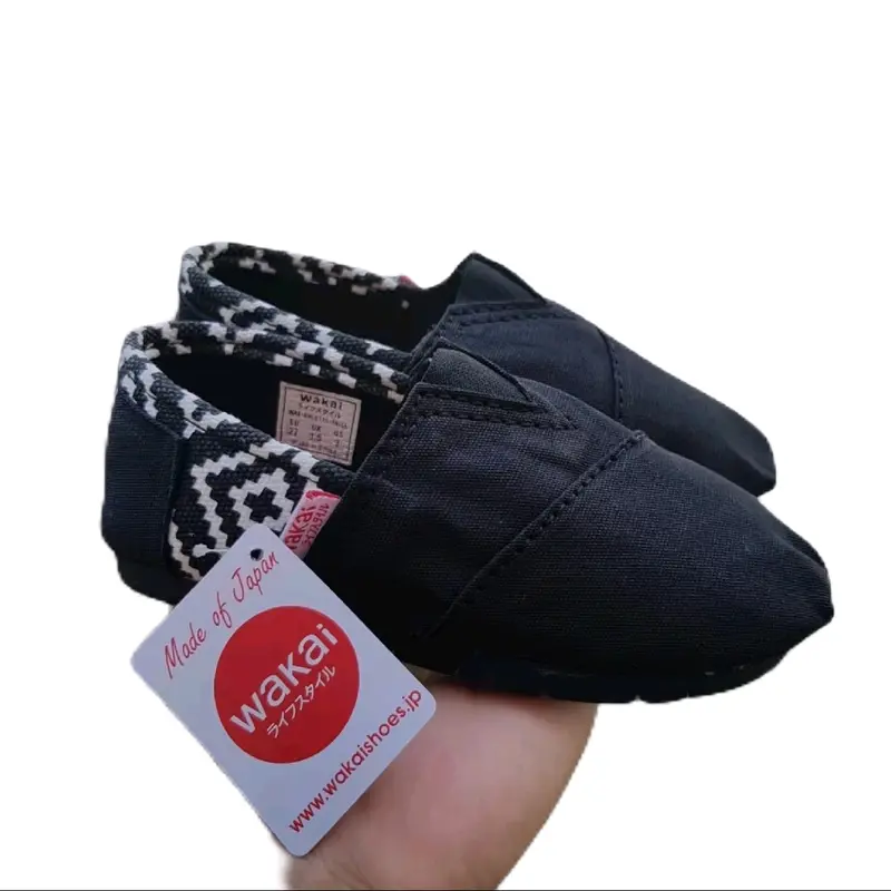 Sepatu slip-on anak2/sepatu wakay anak-anak casual Hitam batik Fashion 0