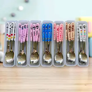 Sendok Anak Stainless Steel New Karakter Sendok Set Anak