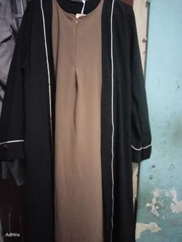 Product Review of ZARQA - Luna Gamis 2 | Abaya gamis sisesa Two Tone List Bisban Polos Muslim Turki Dewasa Remaja Lebaran terbaru 2025 Crinkle Mewah Maxi abaya santri Airflow Simple from A**a 3
