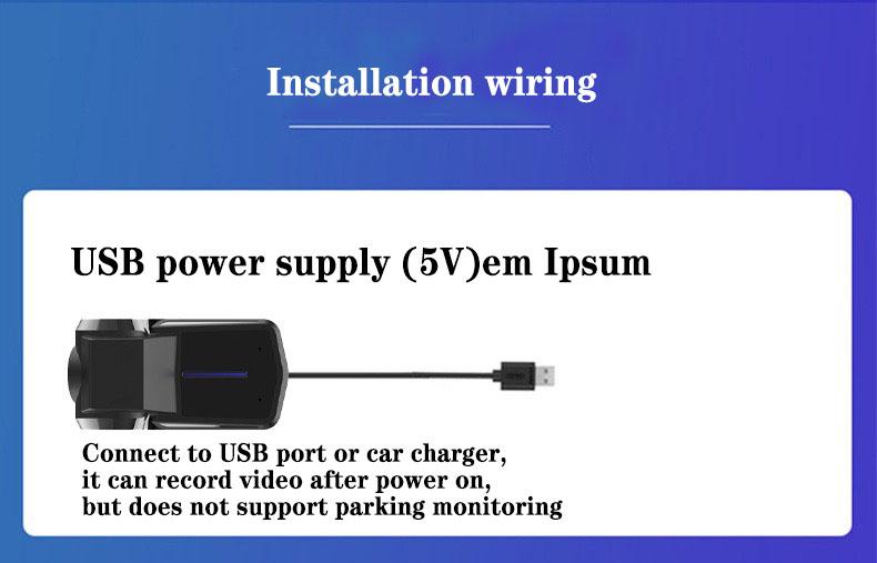 Product Introduction of 1080P Camera HD Video Recorder ADAS Dash Cam WiFi Car DVR For Android Car Radio Stereo Front And Rear Dual Loop Recording Night Vision 19