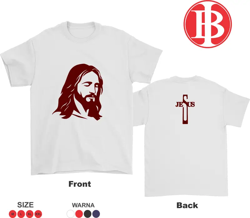 KAOS ROHANI JESUS / UNISEX TSHIRT / SALIB YESUS / KAOS KRISTEN Baju Distro 2