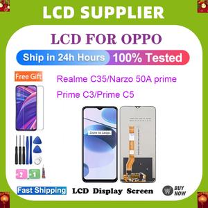 For OPPO Realme C35 Narzo 50A Prime Prime C3/Prime C5 Lcd Phone Touch Screen Accessory Digitizer Assembly Replacement Installation