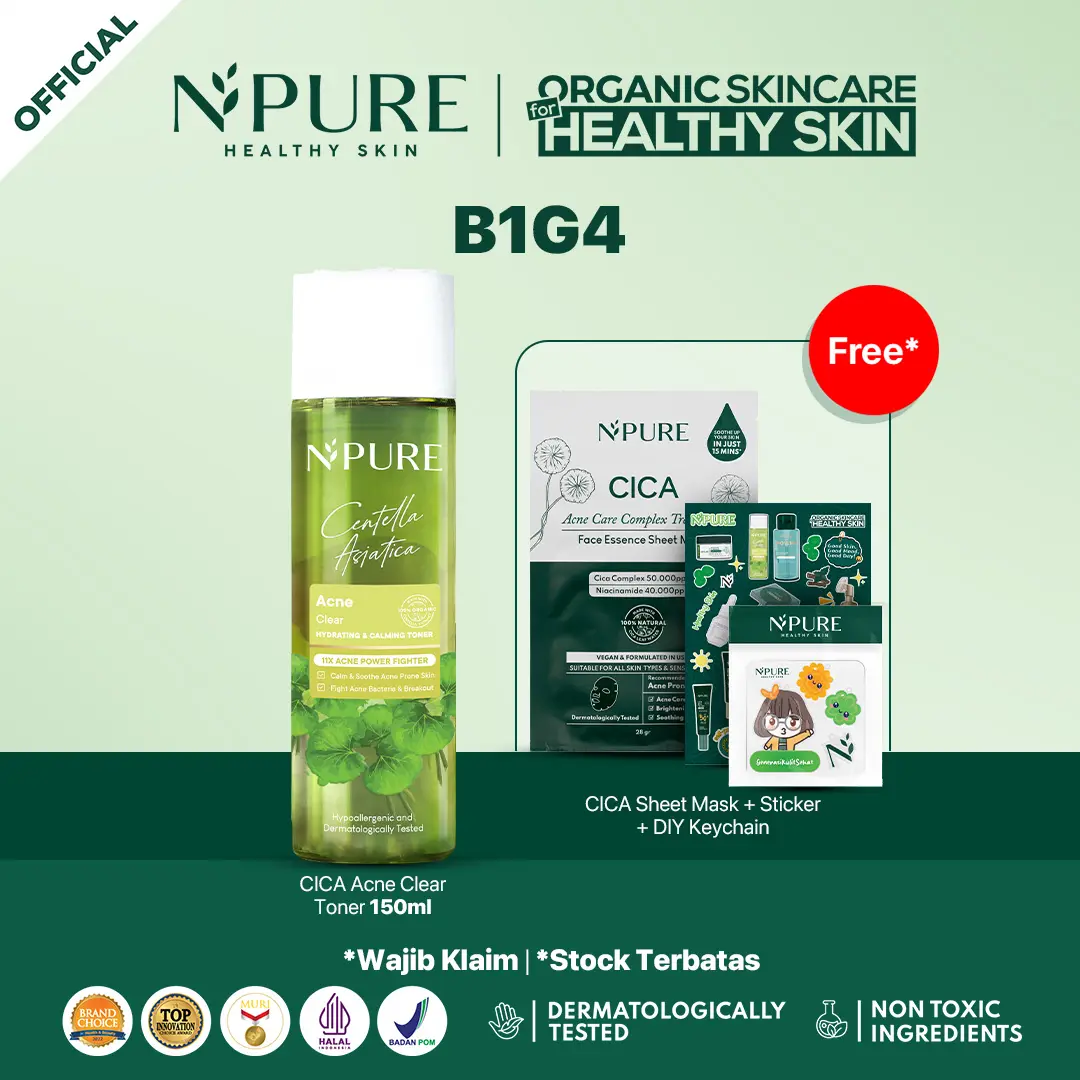 【B1G4】NPURE Hydrating Acne Toner 150ml  / Acne Toner / Toner Kulit Jerawat /toner hydrating toner/toner aha/soothing toner/skincare muka berminyak/skincare muka berjerawat/toner bha/toner npure/toner kulit kusam/toner kulit kering