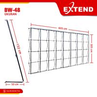 Gambar Stand Display Banner Poster Backwall Backdrop 3x6m Extend BW-48 Besi Hitam - 52 pengunci rangka dari Foyu Photo Kota Administrasi Jakarta Selatan 3 Tokopedia
