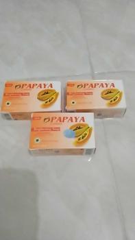 Product Review of PROMO [DAPAT 3 PCS] SABUN PAPAYA BY MAMAYA GRIGHTENING SOAP + SUNSCREEN  WITH VIT. A UNTUK MEMUTIHKAN from O**2 0
