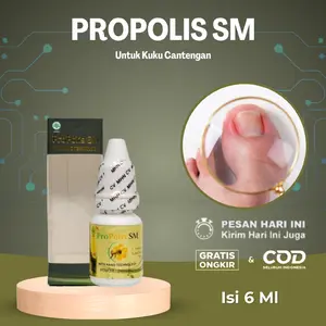 Propolis SM Herbal Cair Kuku Cantengan Isi 6 ml Nail Cairan